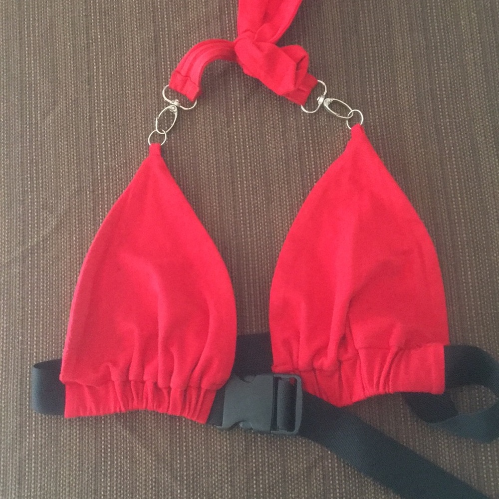 Front Buckle Bralette Halter Top